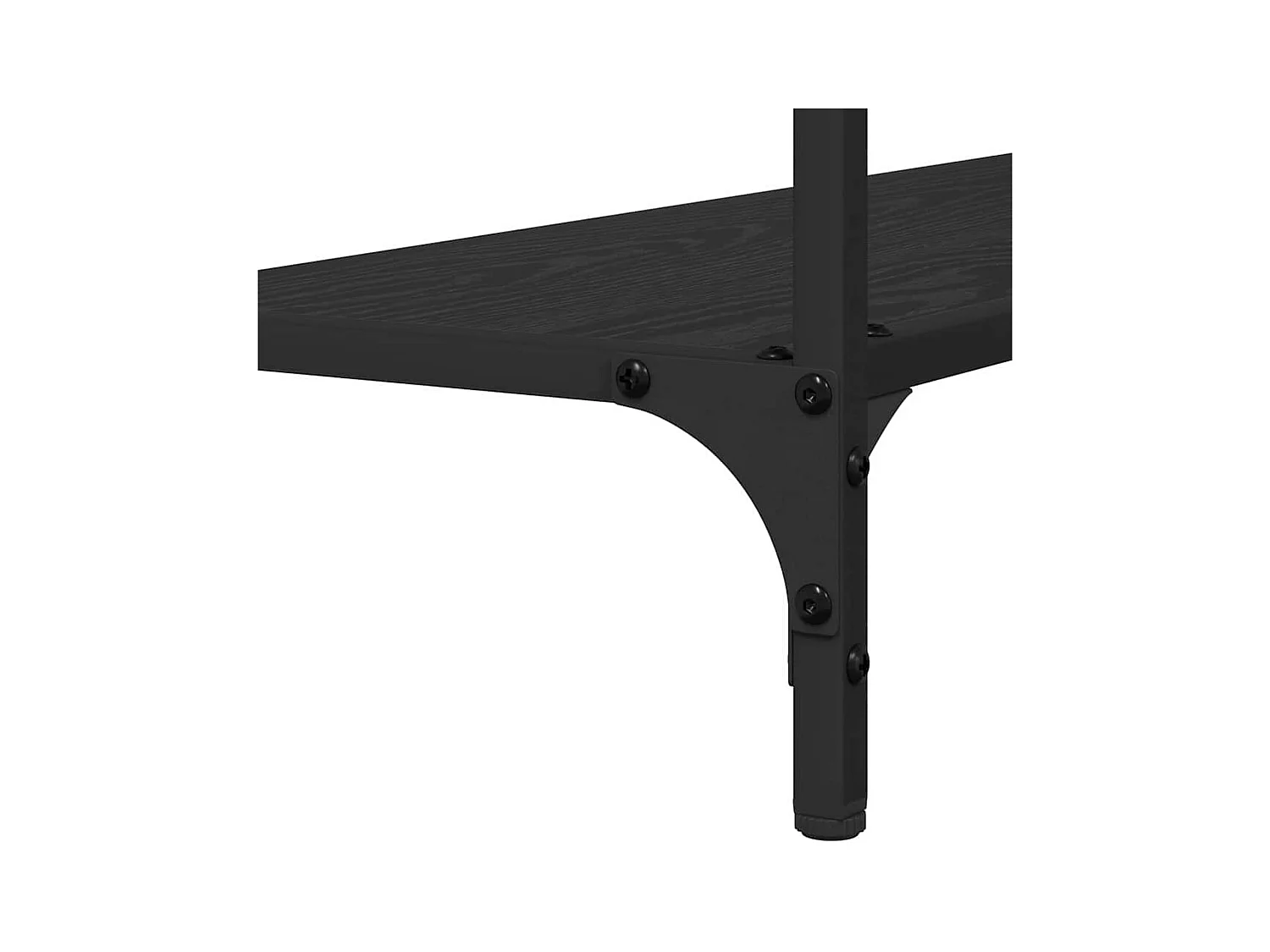 Table console Chêne noir 75 x 30.5 x 75 cm Bois d'ingénierie