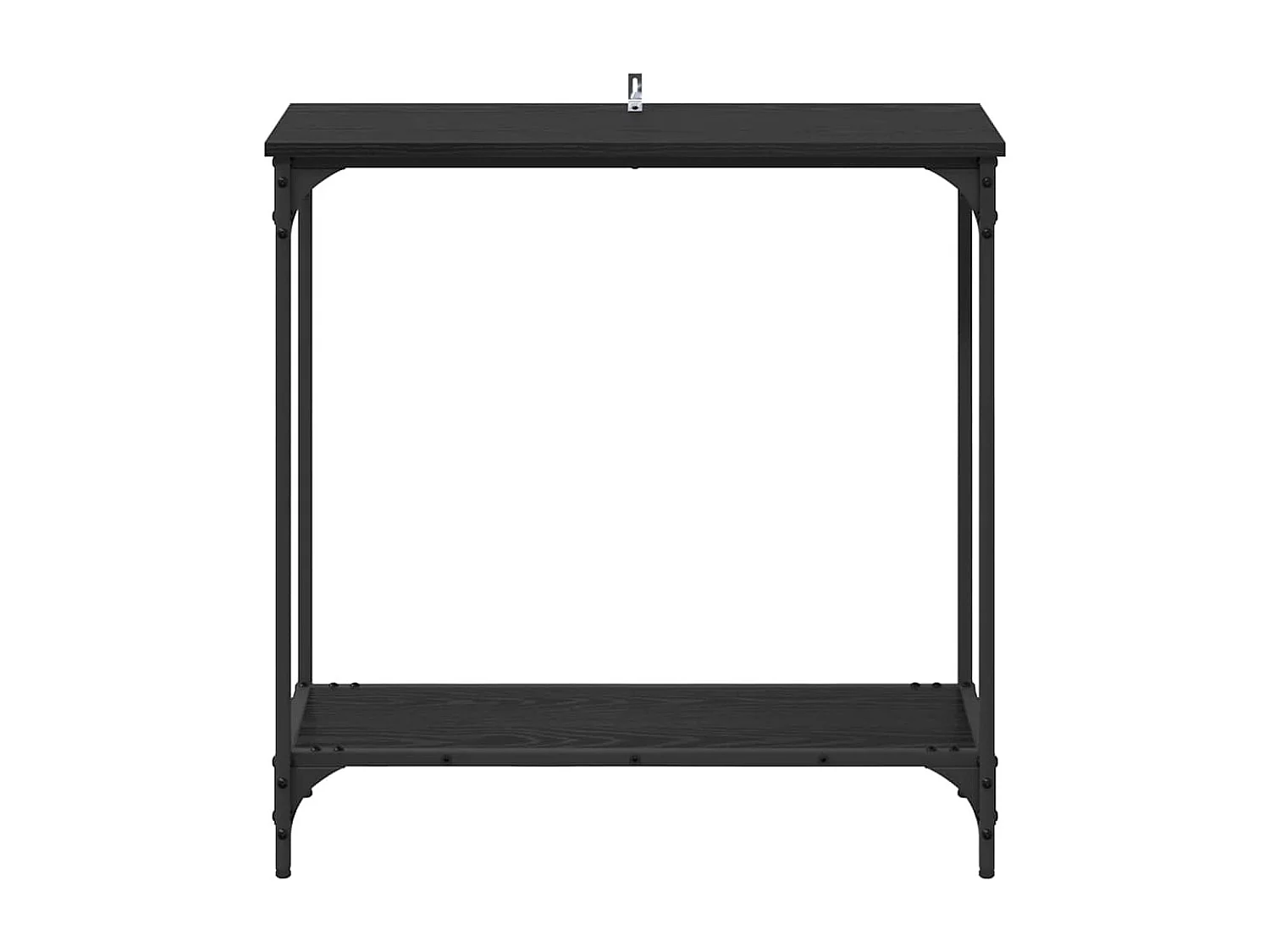 Table console Chêne noir 75 x 30.5 x 75 cm Bois d'ingénierie