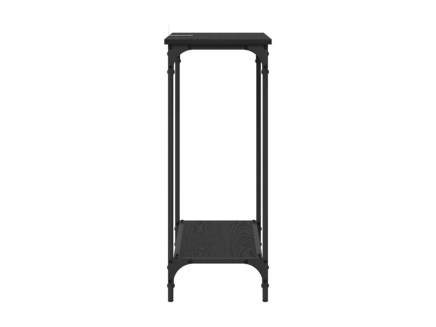 Table console Chêne noir 75 x 30.5 x 75 cm Bois d'ingénierie