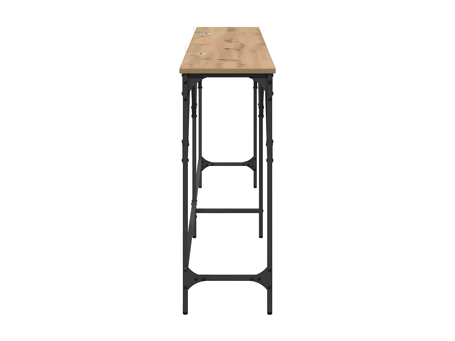 Mesa Consola Roble artisan 180 x 29 x 75 cm
