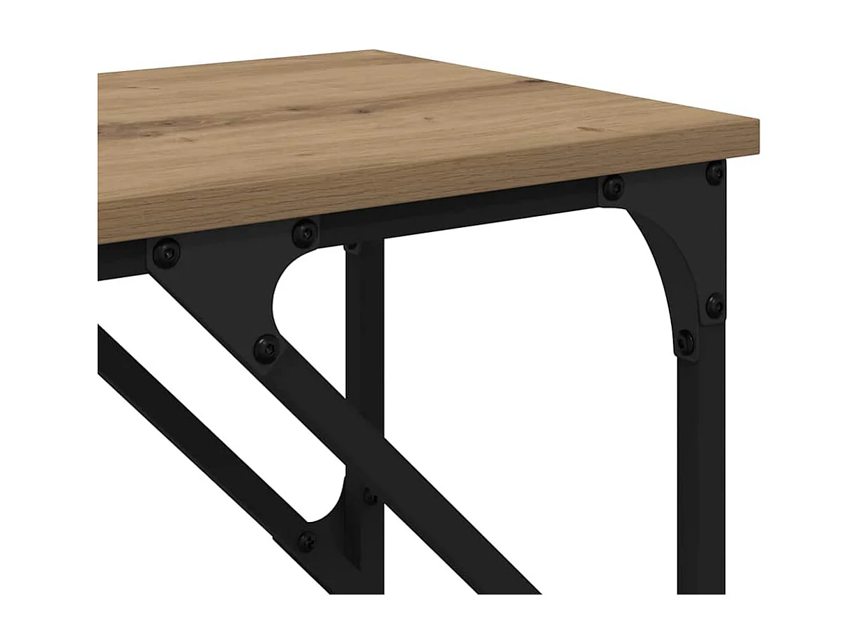 Mesa Consola Roble artisan 180 x 29 x 75 cm