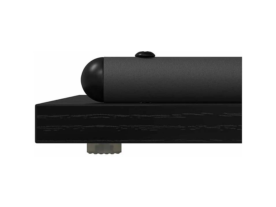 Table console Chêne noir 101 x 35 x 80.5 cm Bois d'ingénierie