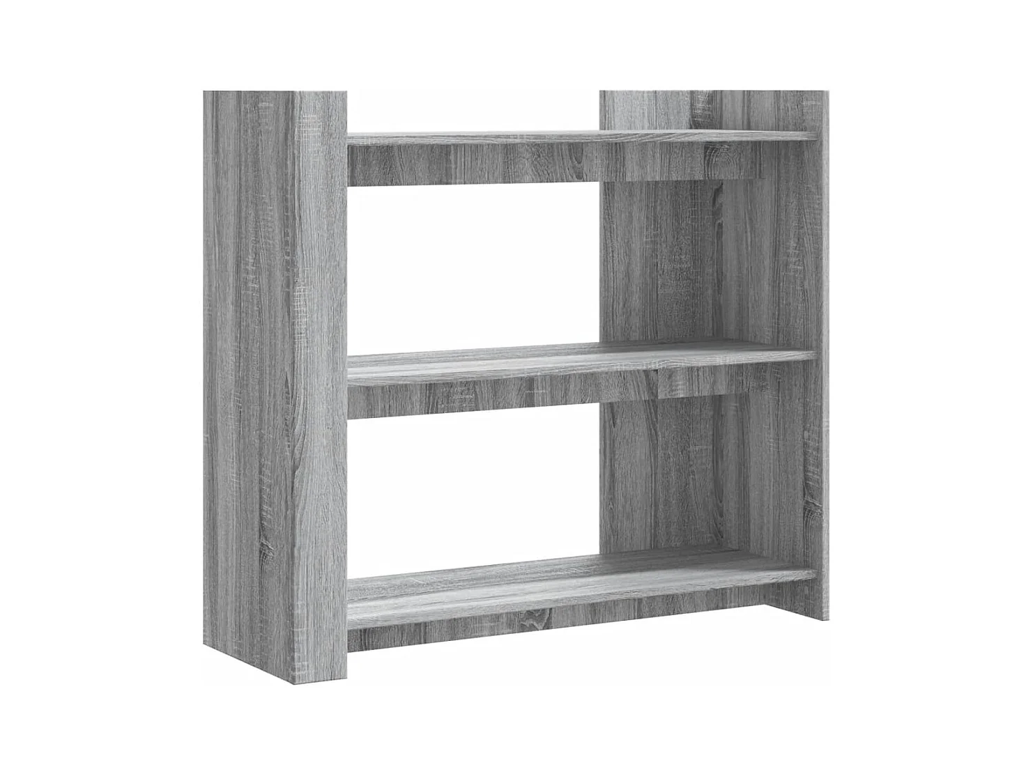 Mesa consola 100x35x90 cm derivados de madeira cinzento sonoma