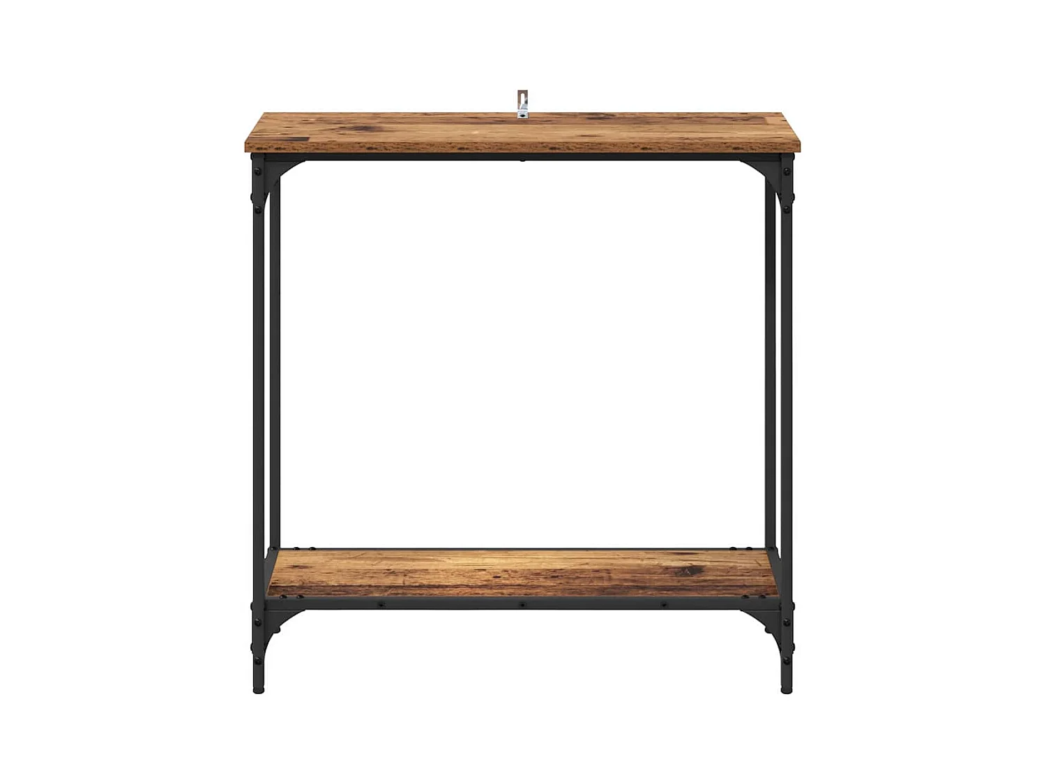 Mesa Consola con estante Madera vieja 75 x 30.5 x 75 cm