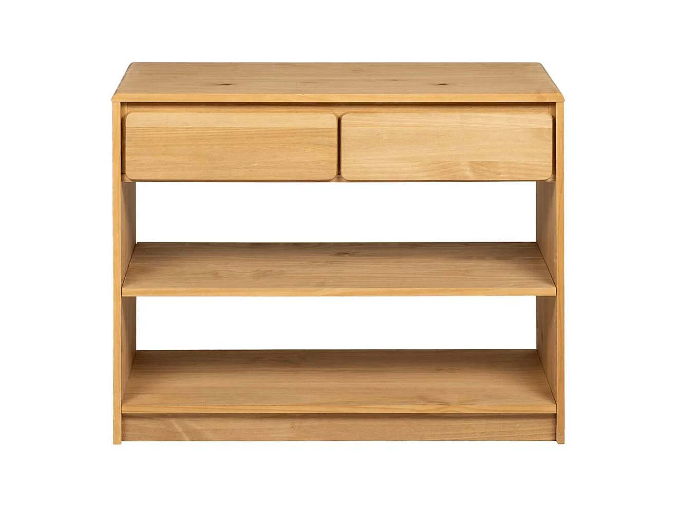 Mesa consola SAUDA madera maciza de pino roble 89,5x36,5x73 cm