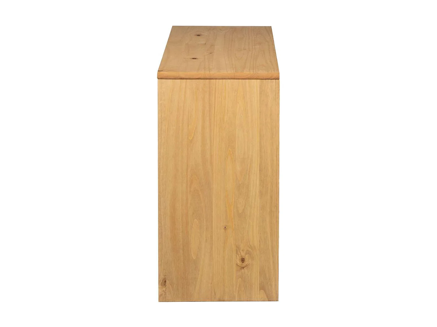Table console SAUDA chêne 89,5x36,5x73 cm bois de pin massif