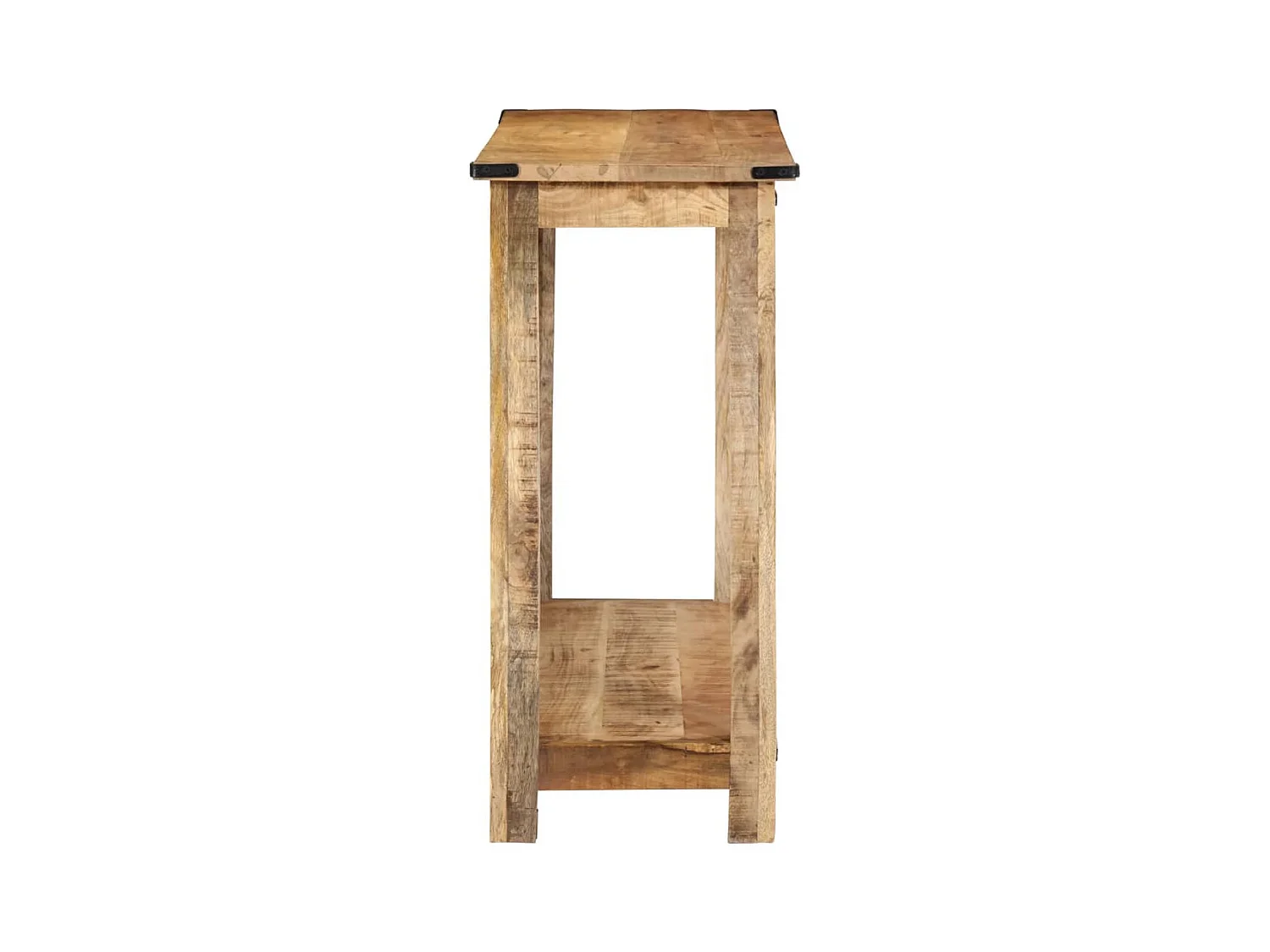 Mesa consola de madera maciza de mango 100x35x75 cm