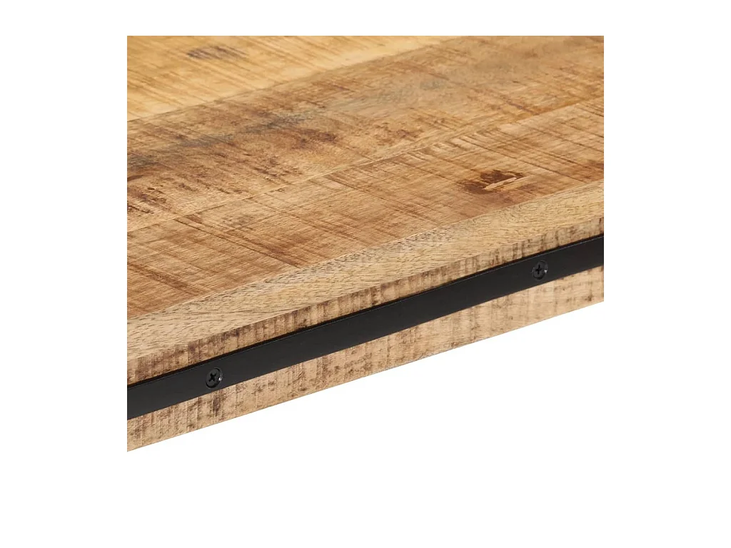 Mesa consola de madera maciza de mango 100x35x75 cm