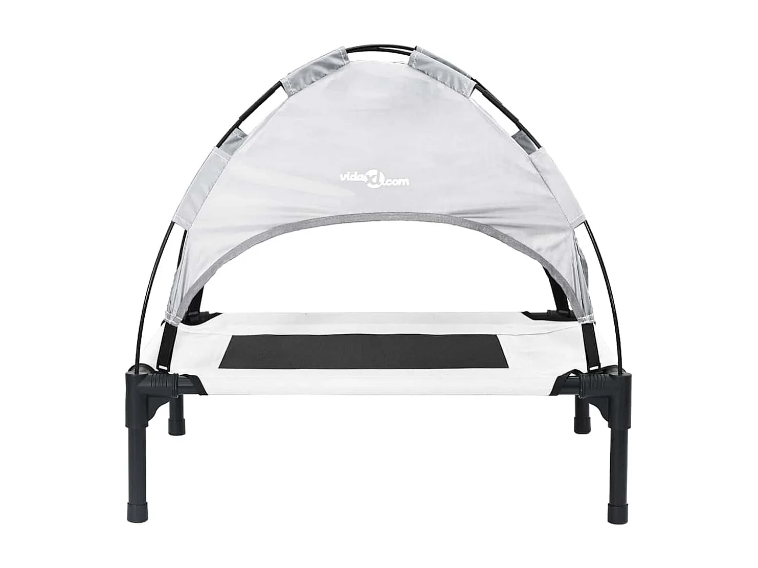 Lit pour Chien Gris argenté s Acier