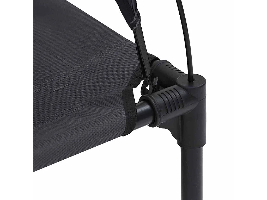 Lit pour Chien Noir s Acier