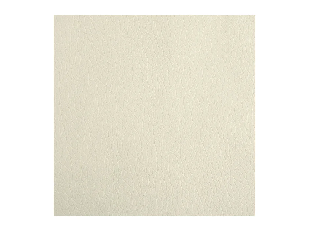 Cama para cães 90x53x30 cm couro artificial cor creme