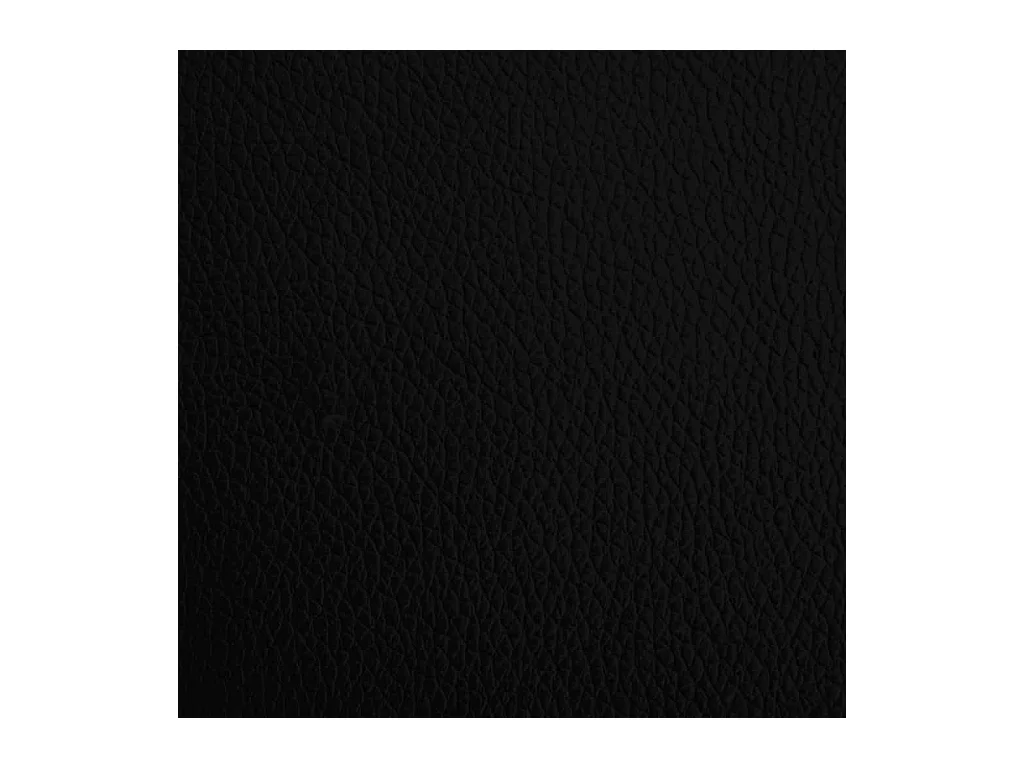 Cama para perros de cuero sintético negra 95x55x30 cm