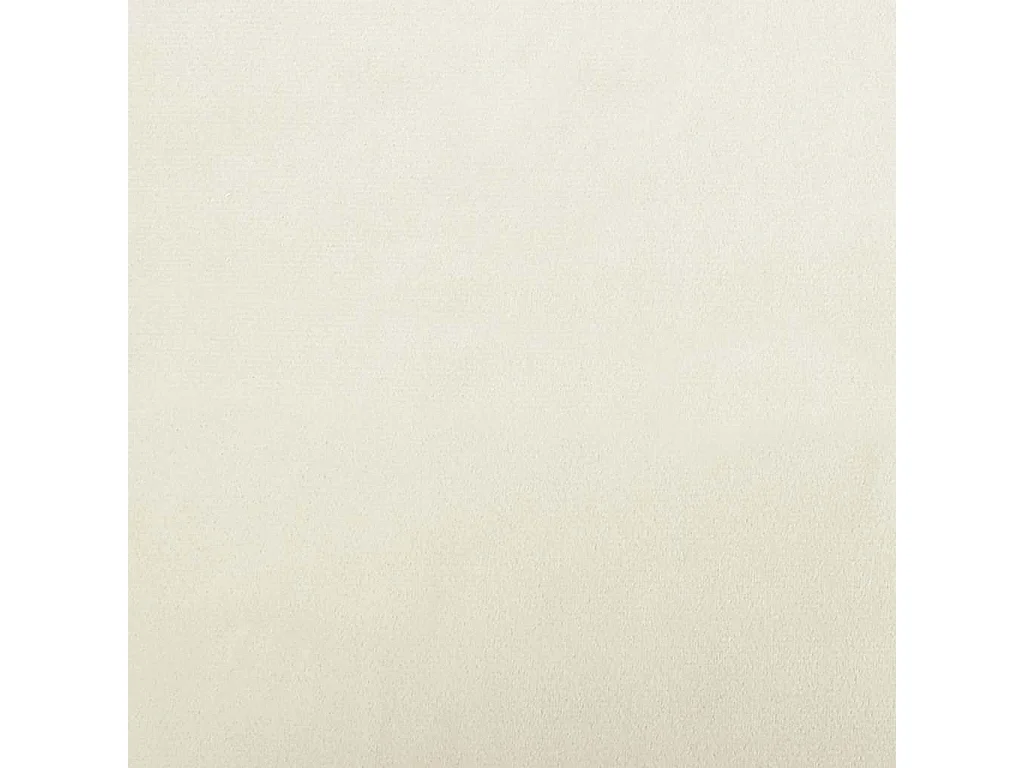 Cama para cães 60x40x30 cm veludo cor creme