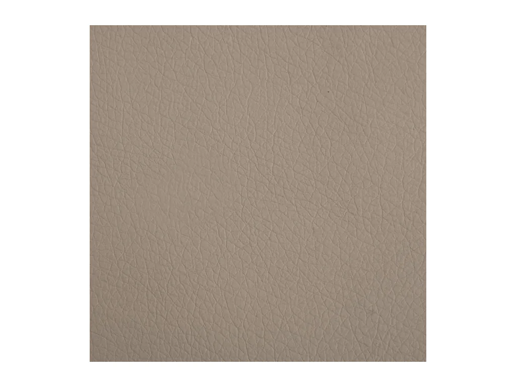 Cama para perros de cuero sintético color capuchino 70x45x30 cm