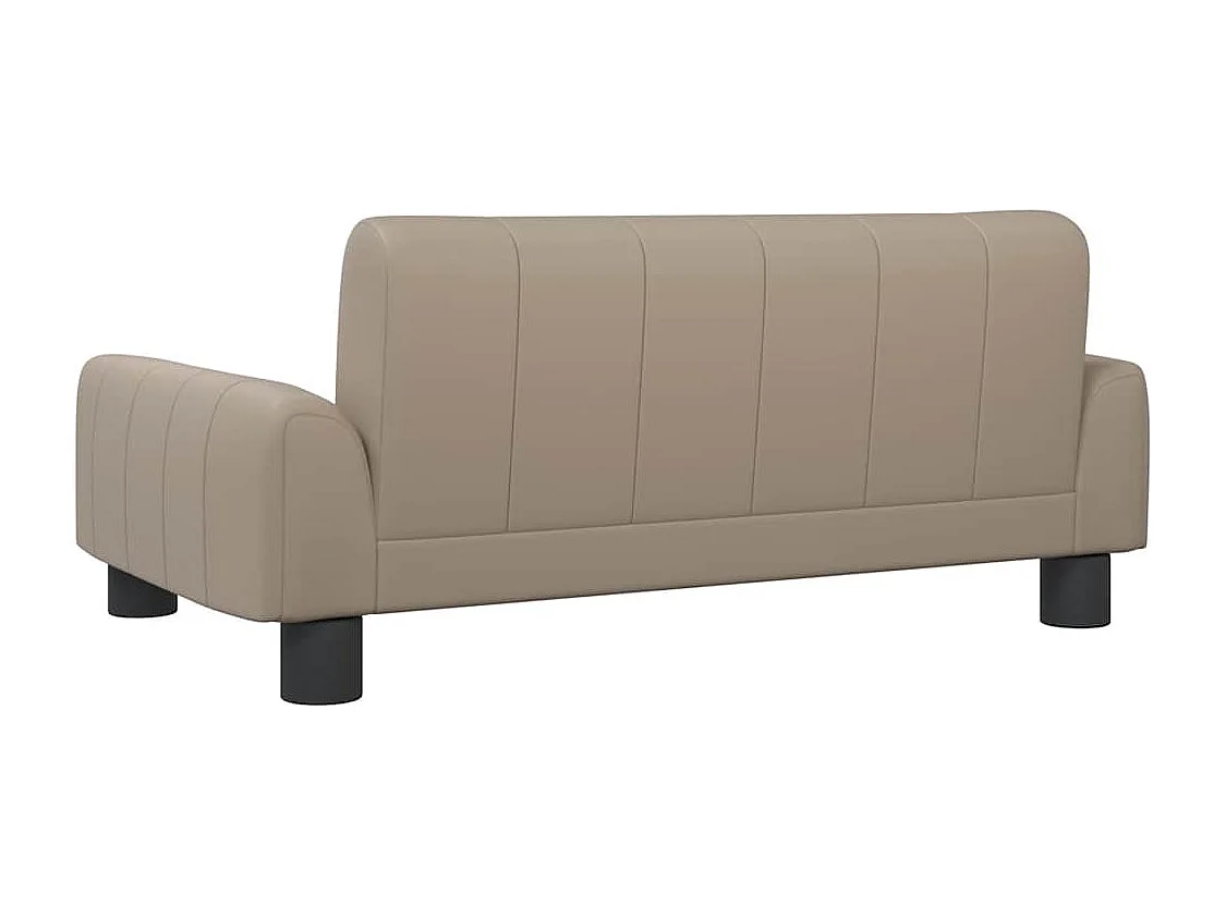 Lit pour chien cappuccino 70x45x30 cm similicuir