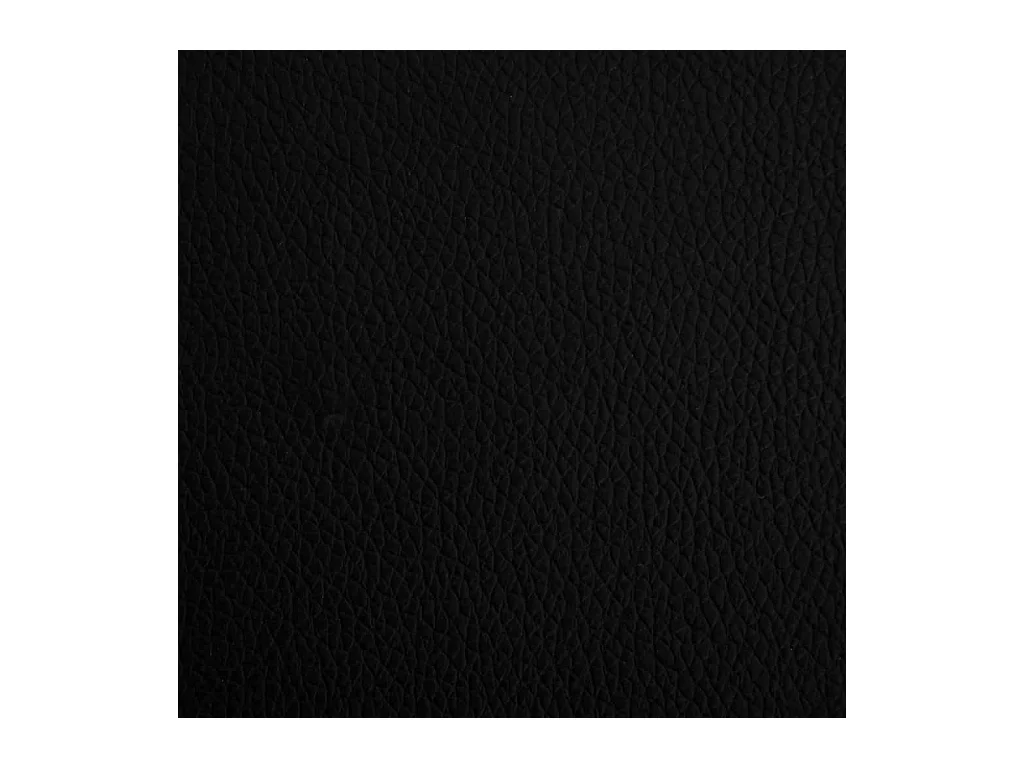 Cama para perros de cuero sintético negra 70x45x30 cm