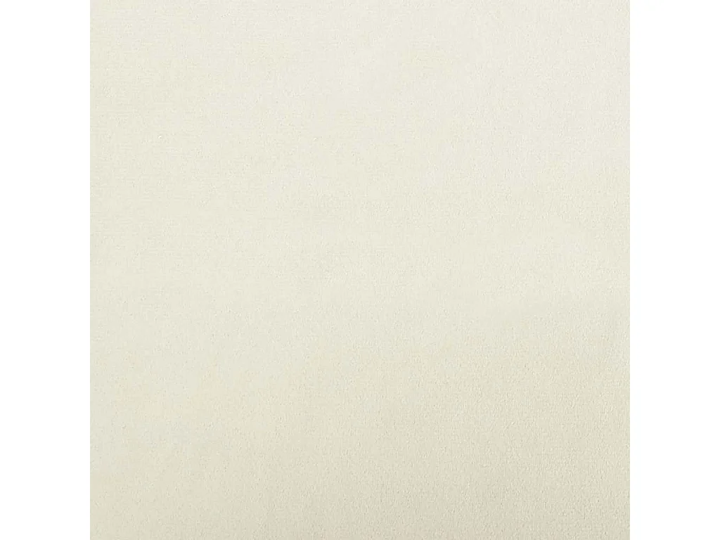 Cama para cães 70x45x26,5 cm veludo cor creme