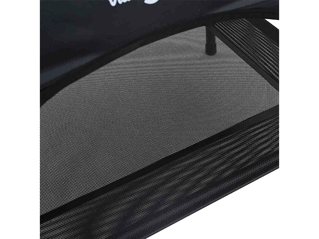 Lit pour Chien Noir s Acier