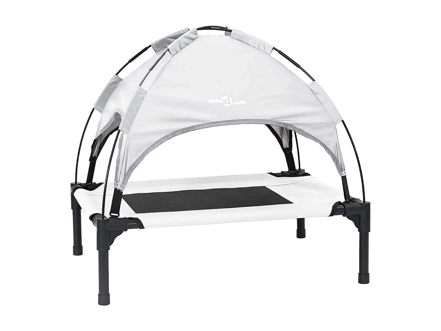 Lit pour Chien Gris argenté m Acier