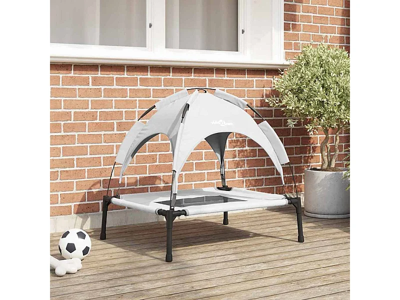 Cama para Cachorro Cinza Prateado m Aço