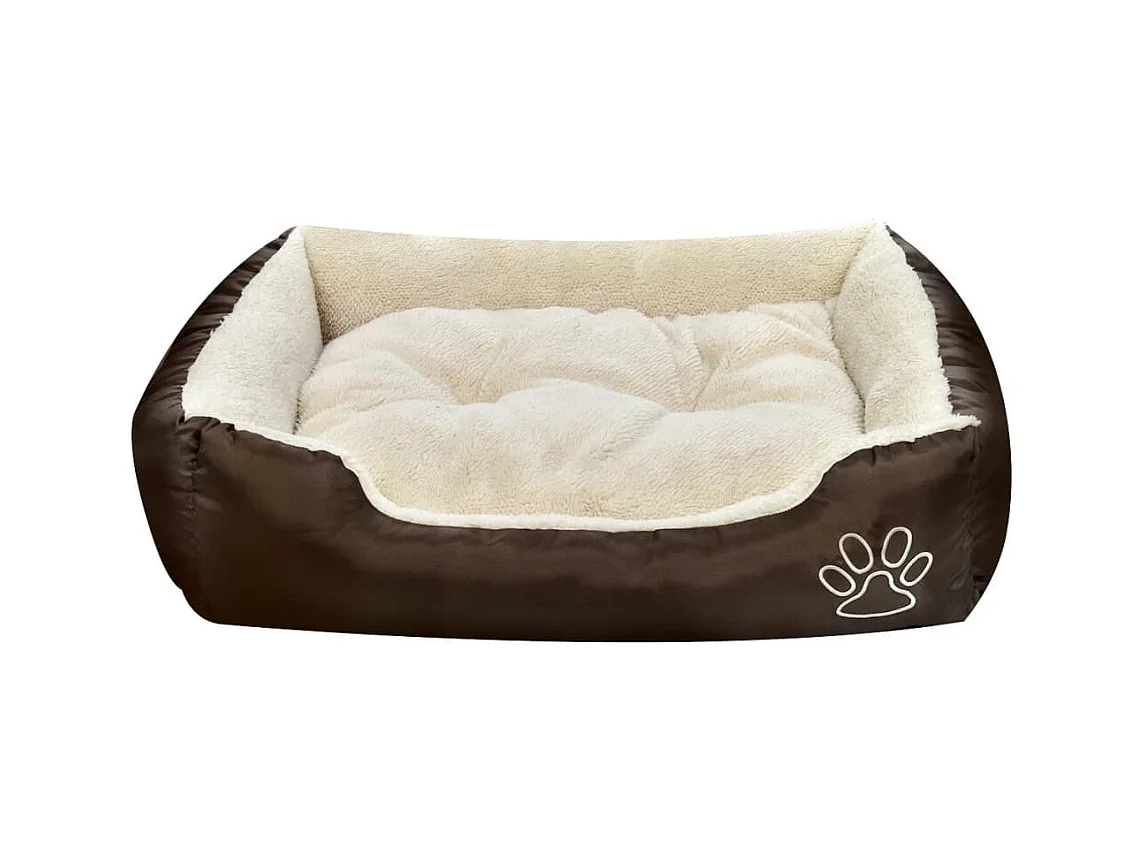 Lit chaud pour chiens avec coussin rembourré Taille M