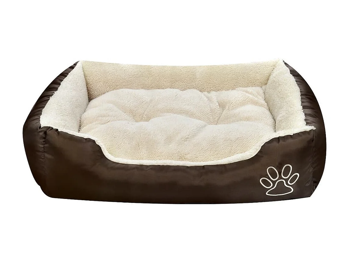Lit chaud pour chiens avec coussin rembourré Taille M