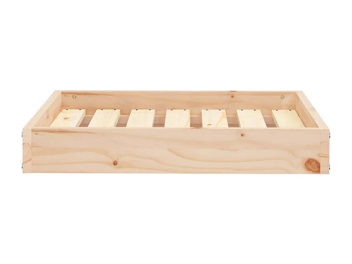 Lit pour chien 61,5x49x9 cm Bois de pin solide