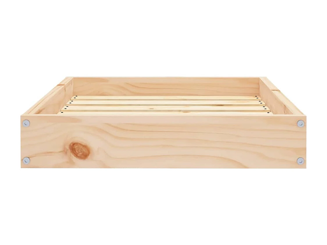 Lit pour chien 61,5x49x9 cm Bois de pin solide