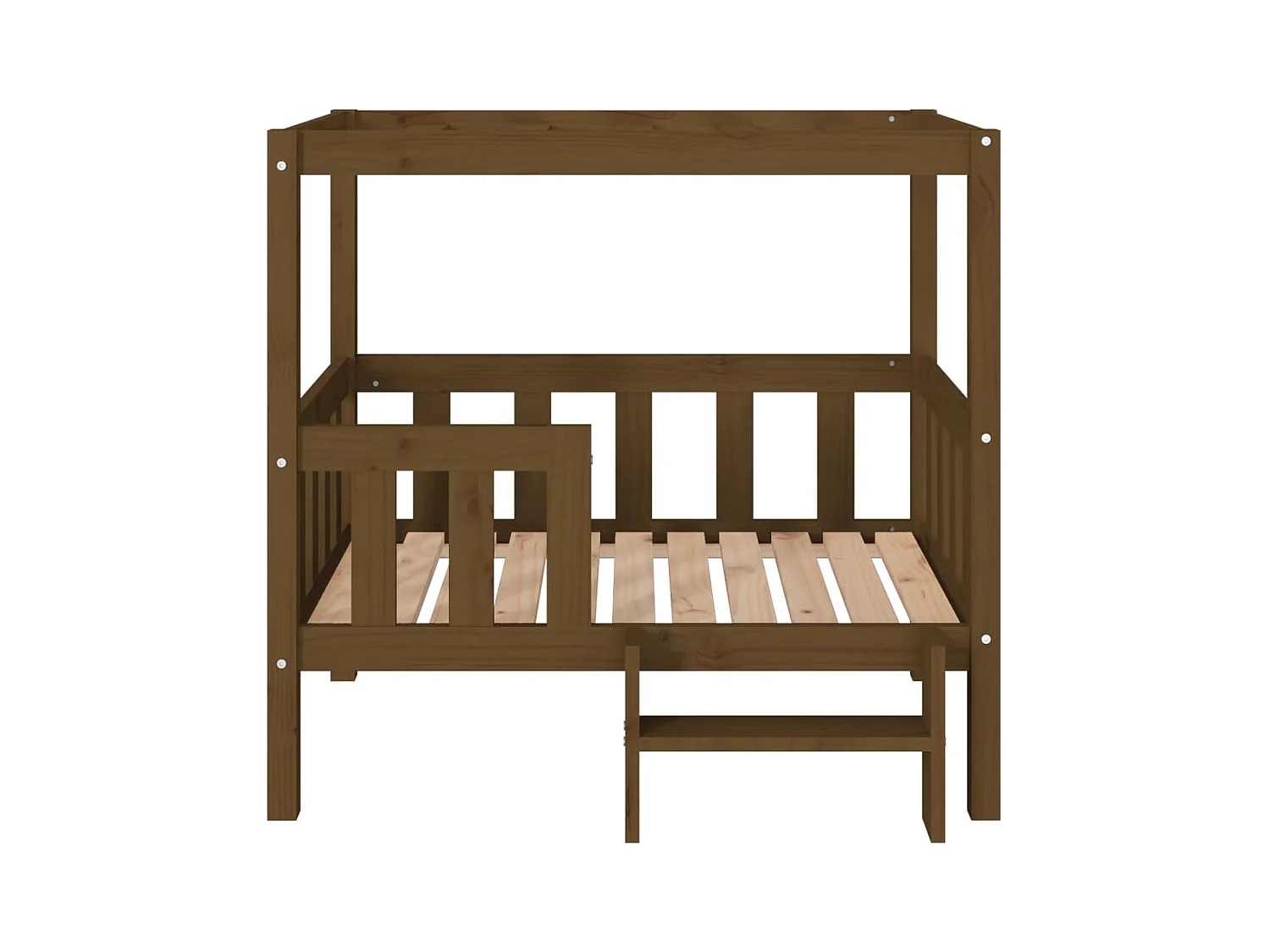 Cama para cães 95,5x73,5x90 cm pinho maciço castanho mel