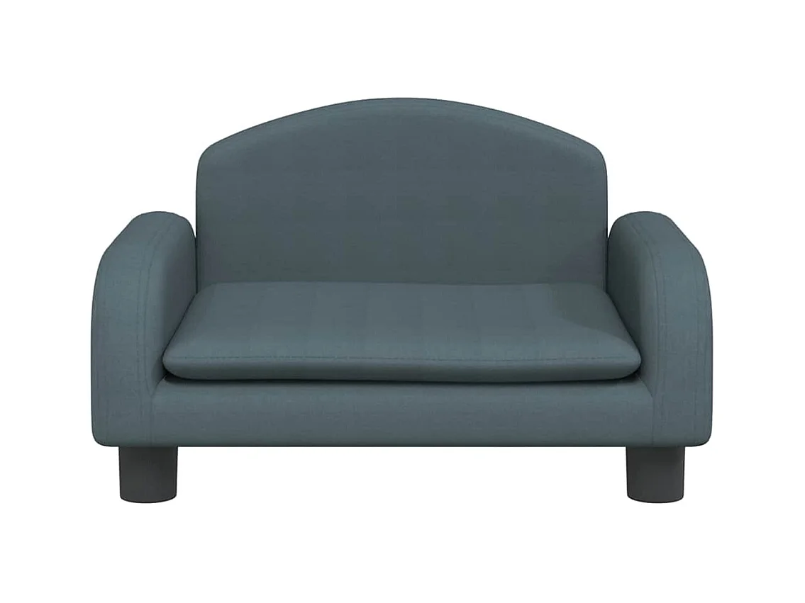 Cama para perros de tela gris oscuro 50x40x30 cm