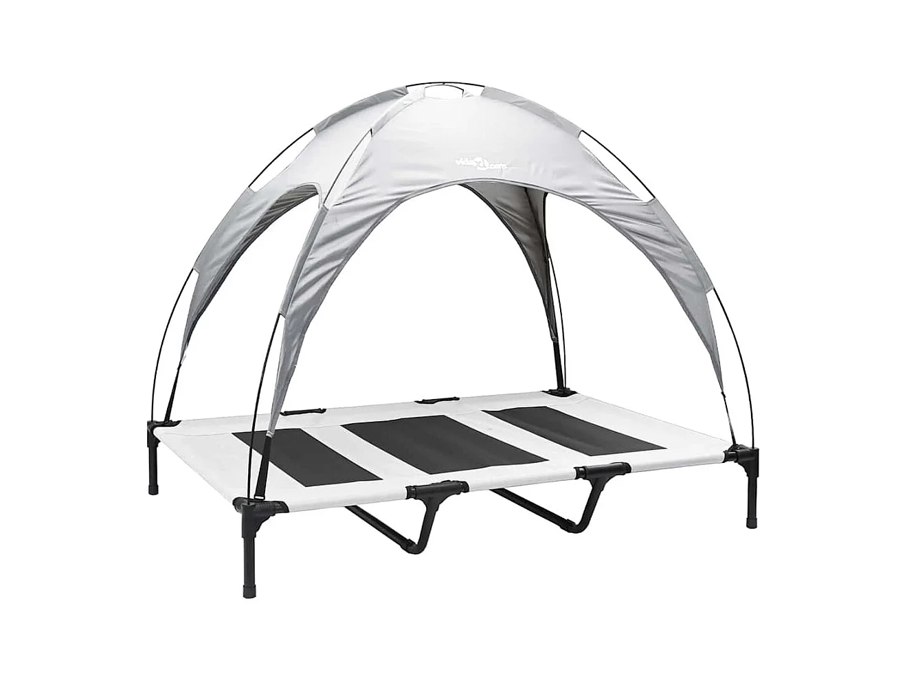 Cama para Cachorro Cinza Prata xl Aço