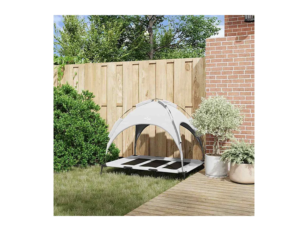 Cama para Cachorro Cinza Prata xl Aço