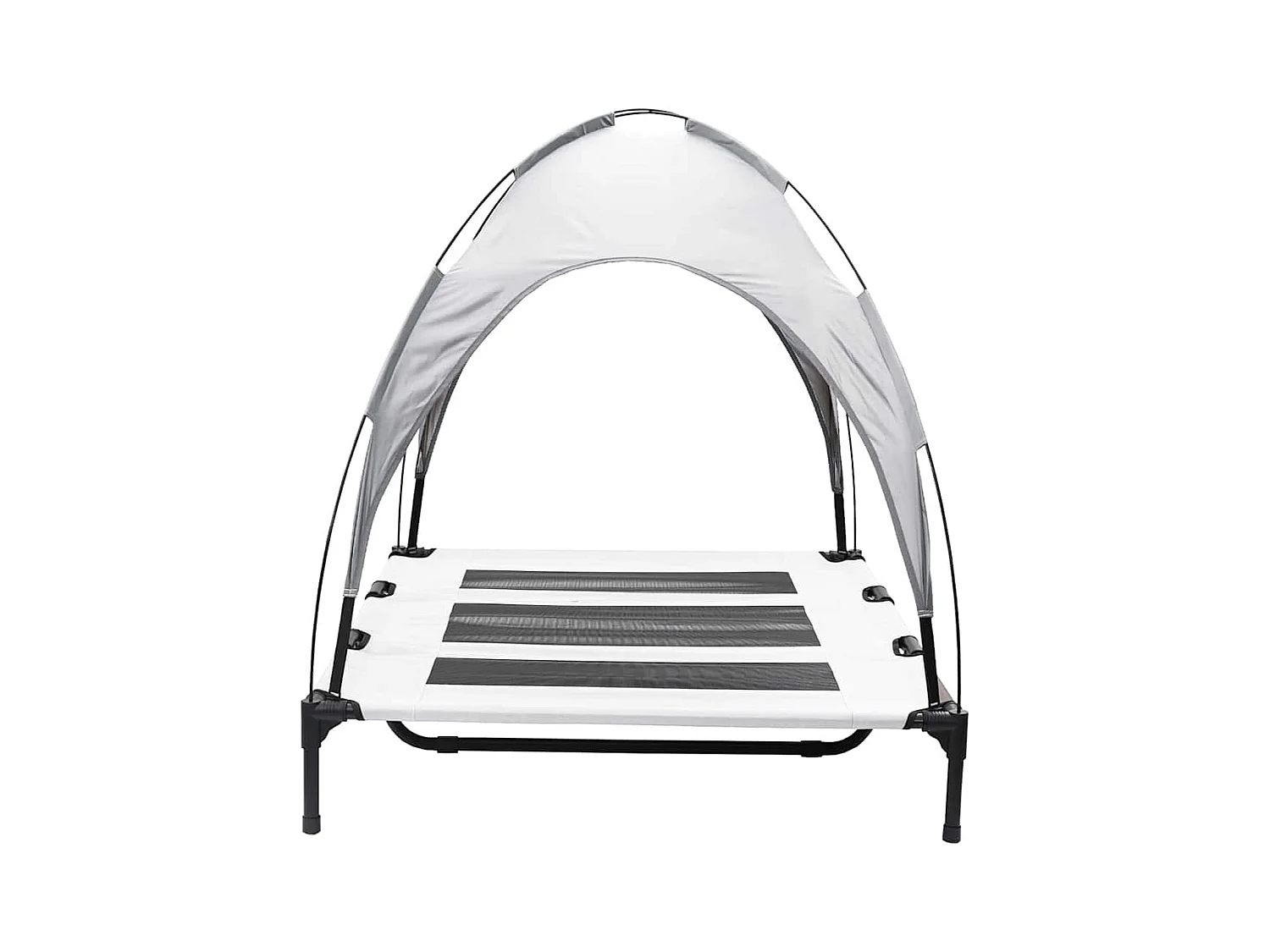 Cama para Cachorro Cinza Prata xl Aço