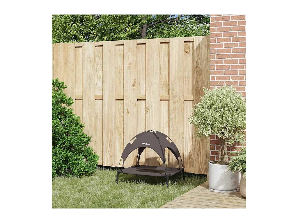 Cama para perro Marrón s Acero