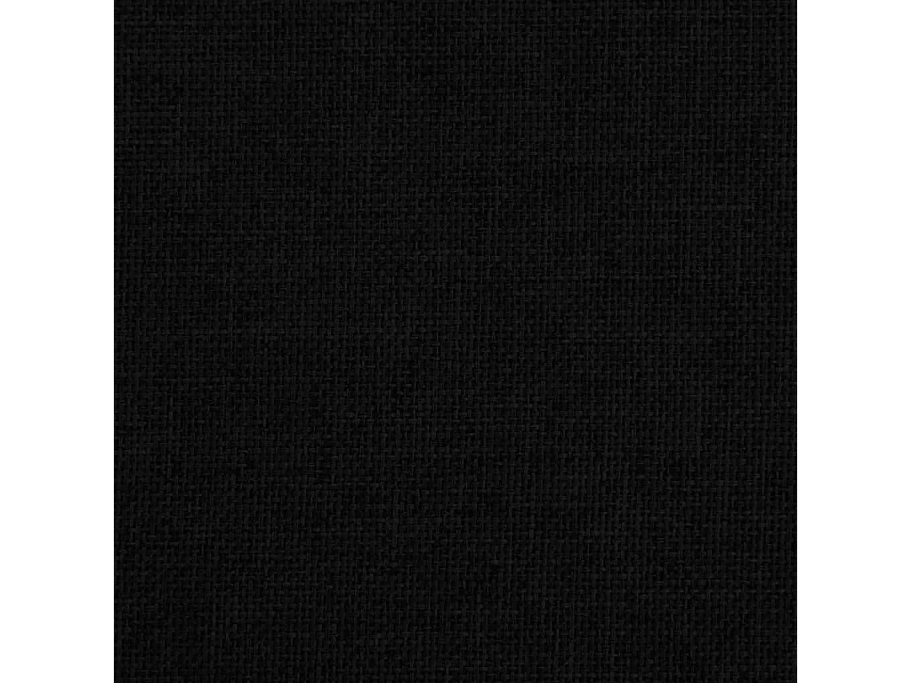 Lit pour chien noir 50x40x30 cm tissu