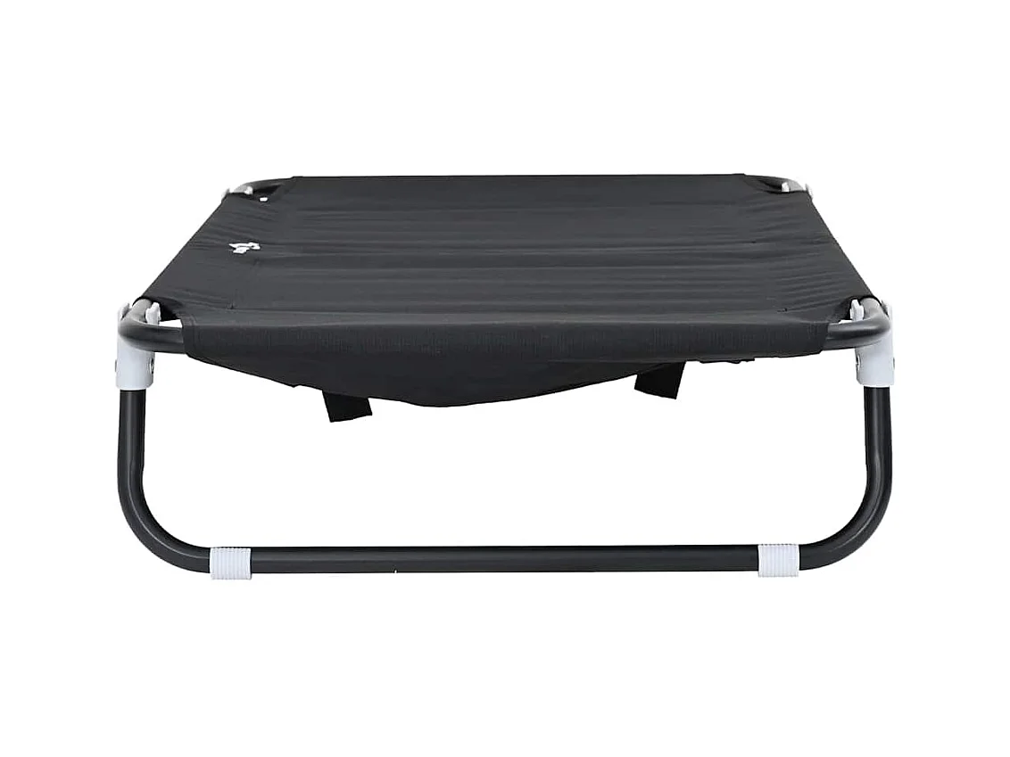 Cama para Cachorro Preto ML Tecido Oxford e Aço