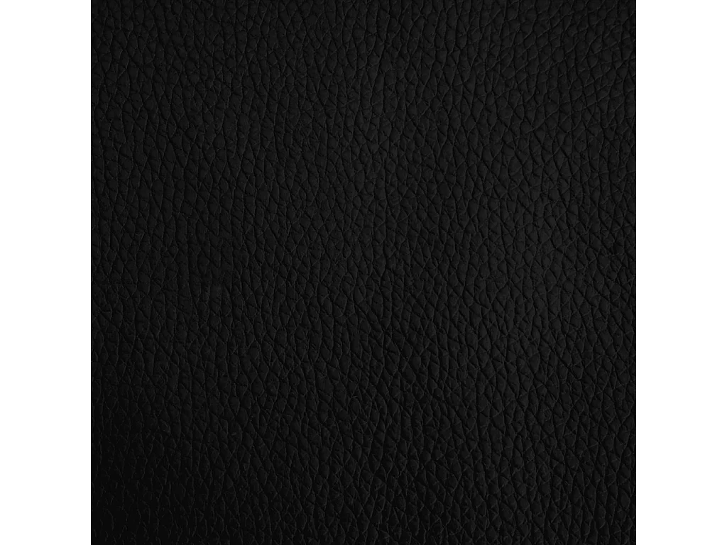 Lit pour chien noir 70x45x30 cm similicuir