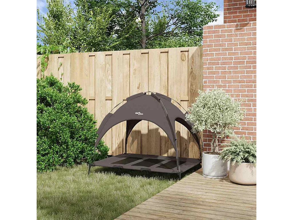 Lit pour Chien Marron xl Acier