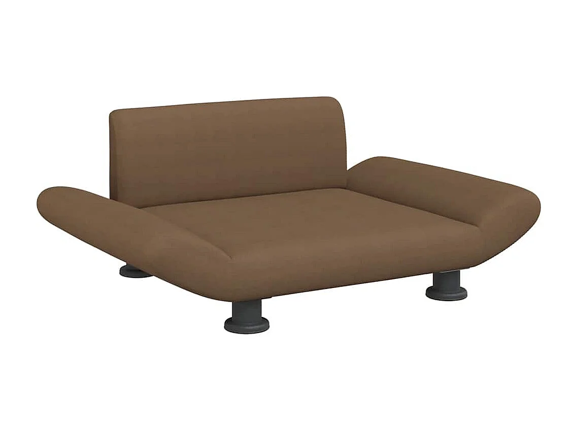 Hondenmand 70x45x28 cm stof bruin