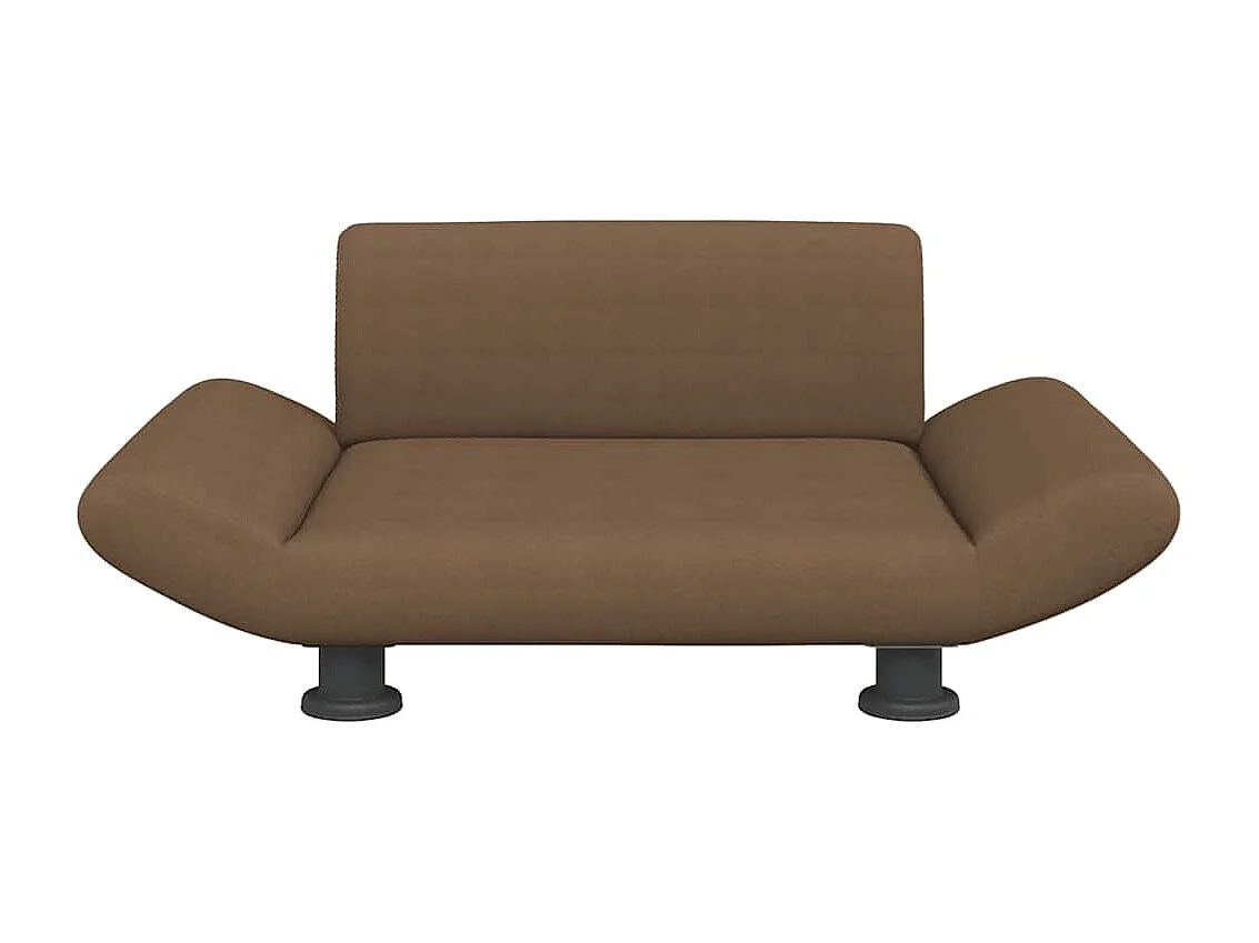 Hondenmand 70x45x28 cm stof bruin