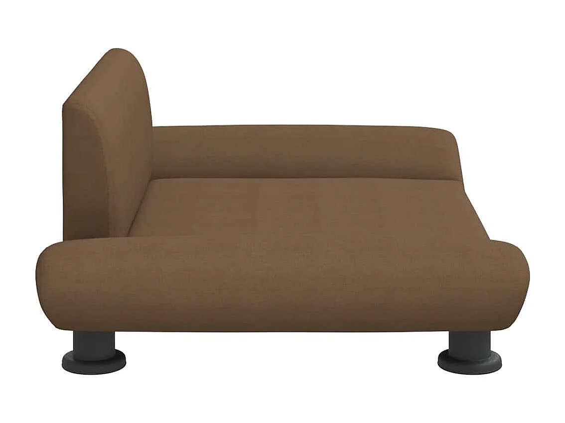 Hondenmand 70x45x28 cm stof bruin