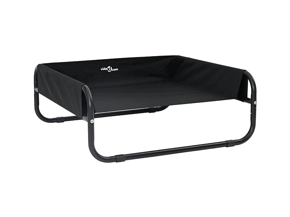 Cama para Cachorro Preto ML Tecido Oxford e Aço