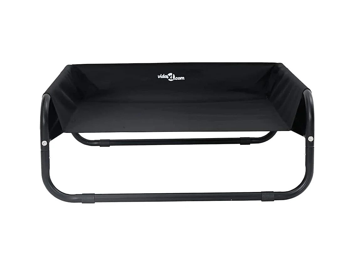 Cama para Cachorro Preto ML Tecido Oxford e Aço