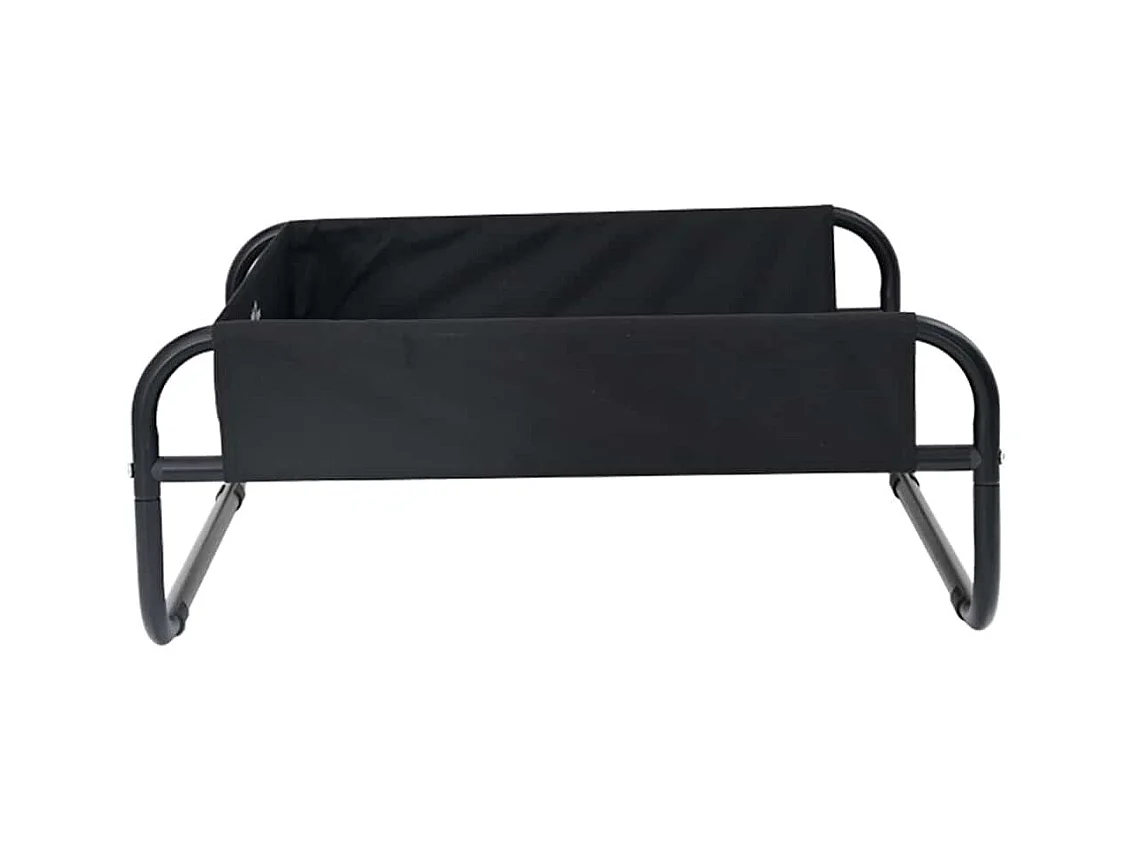 Cama para Cachorro Preto ML Tecido Oxford e Aço