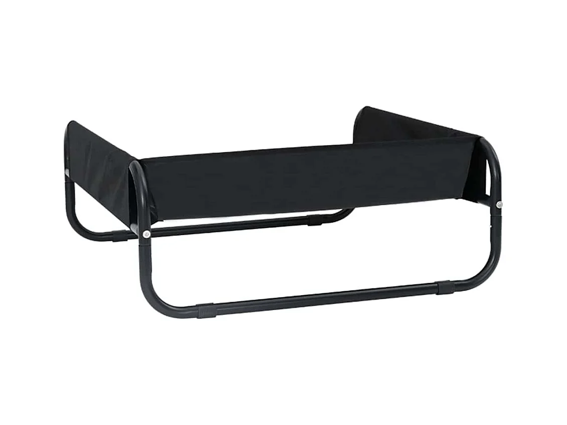 Cama para Cachorro Preto ML Tecido Oxford e Aço