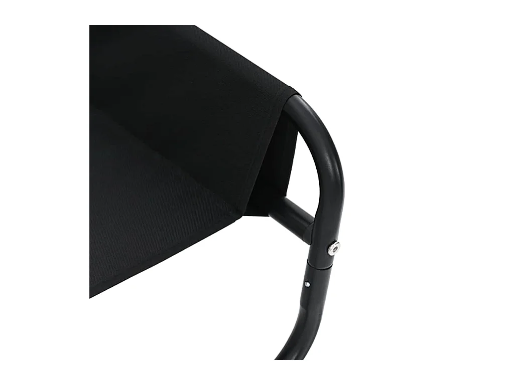 Cama para Cachorro Preto ML Tecido Oxford e Aço