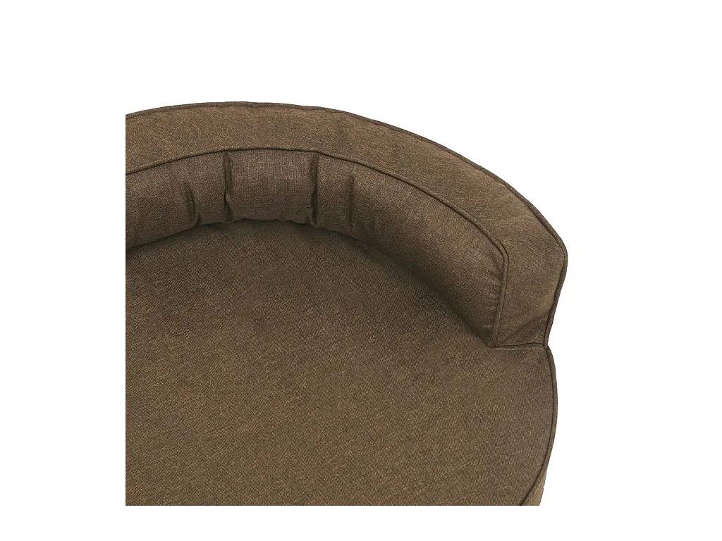 Matelas de lit ergonomique pour chien 75x53 cm Aspect de lin