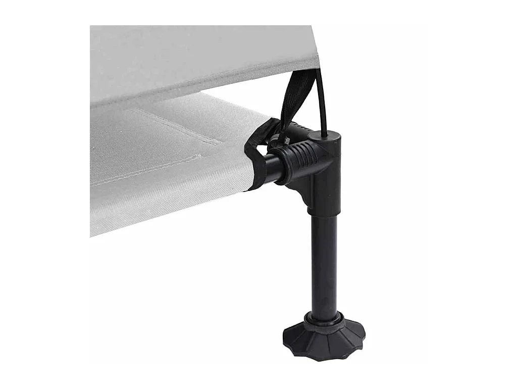 Cama Elevada para Perros Manual Gris plata 127 x 81 x 108 cm