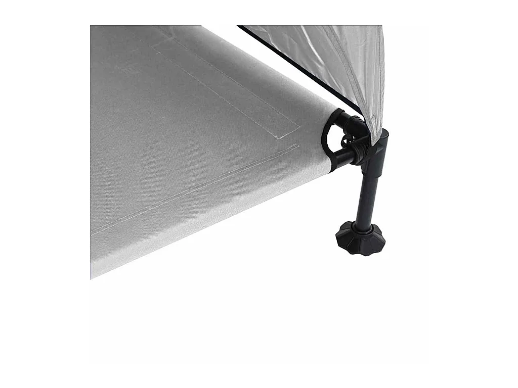 Cama Elevada para Perros Manual Gris plata 127 x 81 x 108 cm