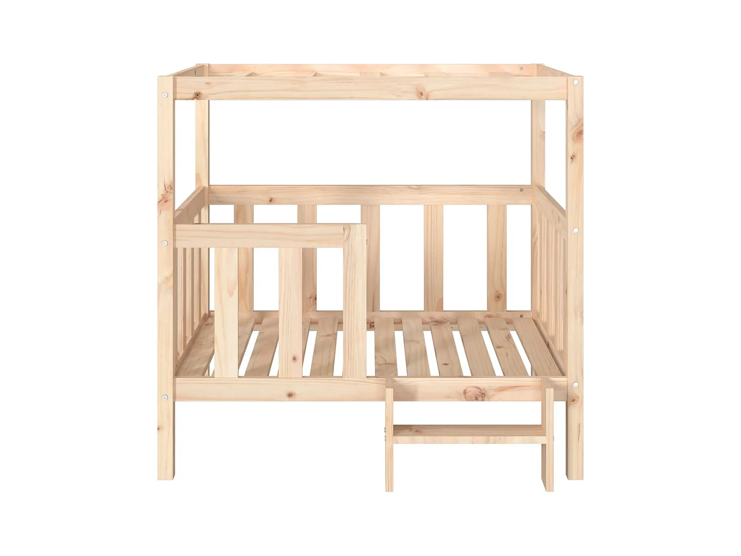 Cama para perros madera maciza de pino 105,5x83,5x100 cm